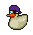Pato Pirata Roxo